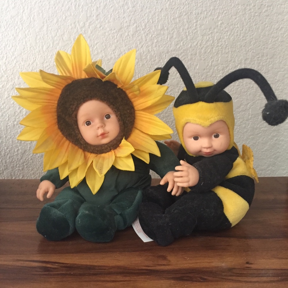 Vintage Anne Geddes Sunflower Doll